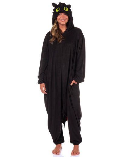 How To Train Your Dragon Toothless Costume Union Suit Onesie Pajama For Women