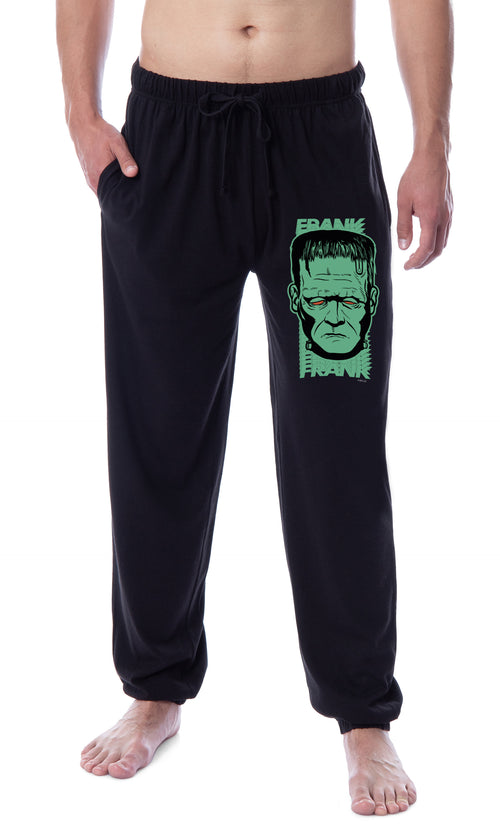 Universal Monsters Mens' Frankenstein Halloween Sleep Jogger Pajama Pants