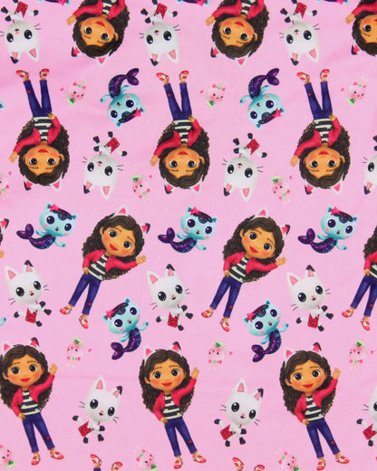 Gabby's Dollhouse Toddler Girls' Meow-Mazing! Sleep Pajama Dress Nightgown (6)