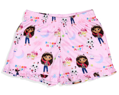 Gabby's Dollhouse Toddler Girls' Dream It Up Sleep Pajama Sleep Set Shorts