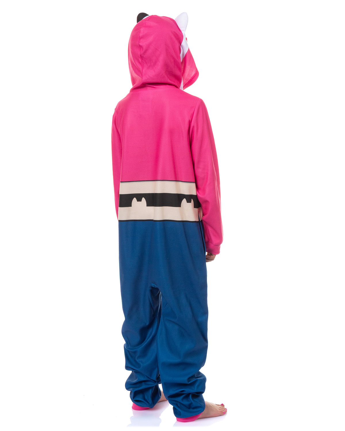 Gabby's Dollhouse Union Suit Girl's One Piece Hooded Pajama