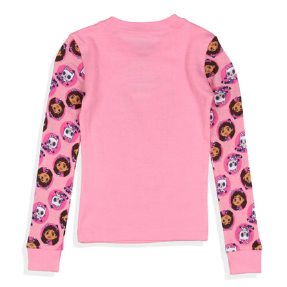 Gabby's Dollhouse Toddler Girl's Chilling Tight Fit Sleep Pajama Set