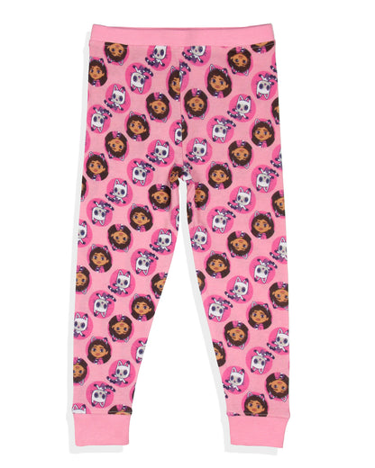 Gabby's Dollhouse Toddler Girl's Chilling Tight Fit Sleep Pajama Set