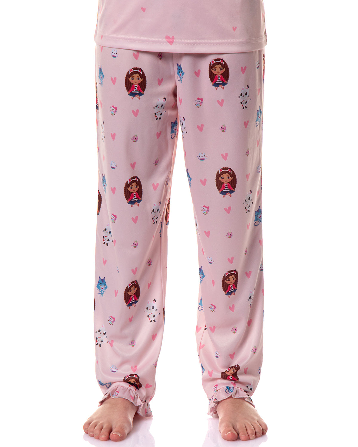 Gabby's Dollhouse Girls' A-Meow-Zing Friends 2-Piece Pajama Sleep Set