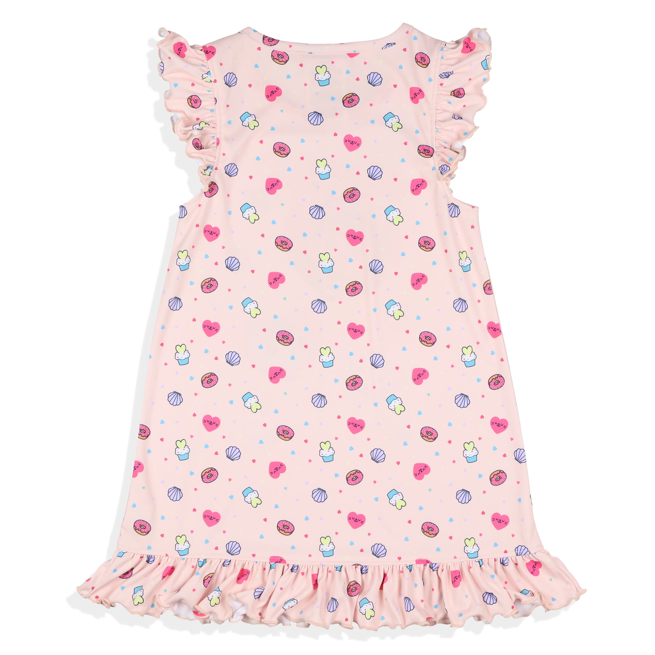 Gabby's Dollhouse Toddler Girls' Heart-Tastic Nightgown Matching Doll Dress