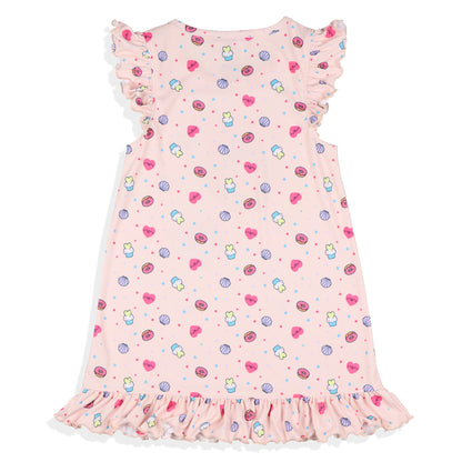 Gabby's Dollhouse Toddler Girls' Heart-Tastic Nightgown Matching Doll Dress