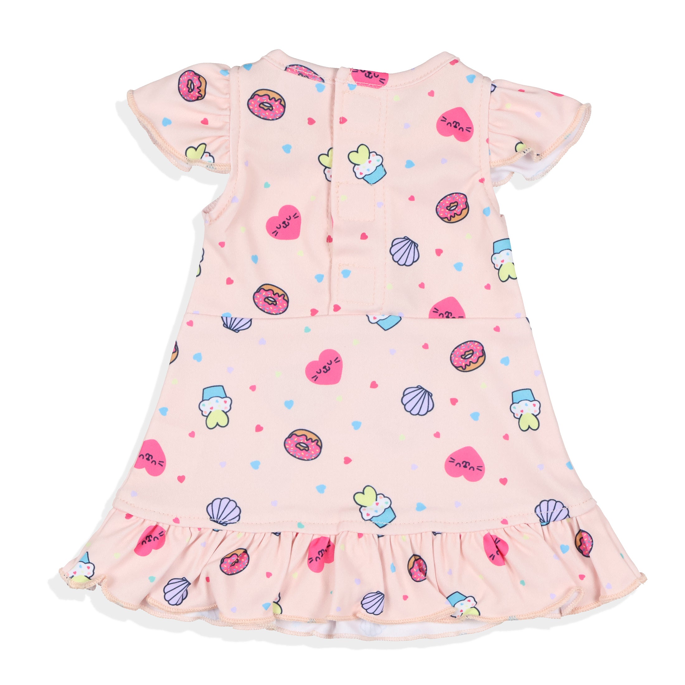 Gabby's Dollhouse Toddler Girls' Heart-Tastic Nightgown Matching Doll Dress