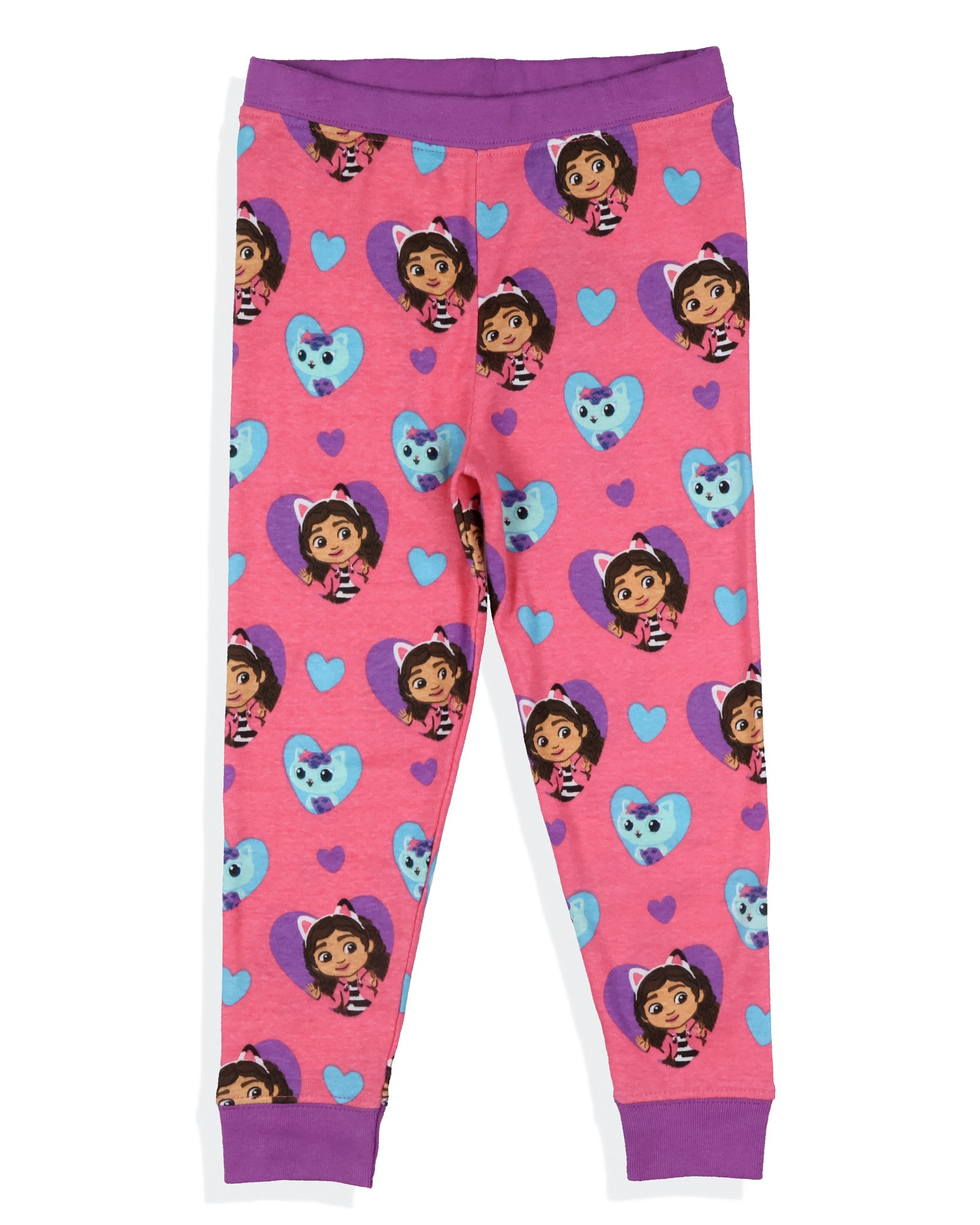 Gabby's Dollhouse Bubbly World Toddler Girls' Tight Fit 2-Piece Pajama Set