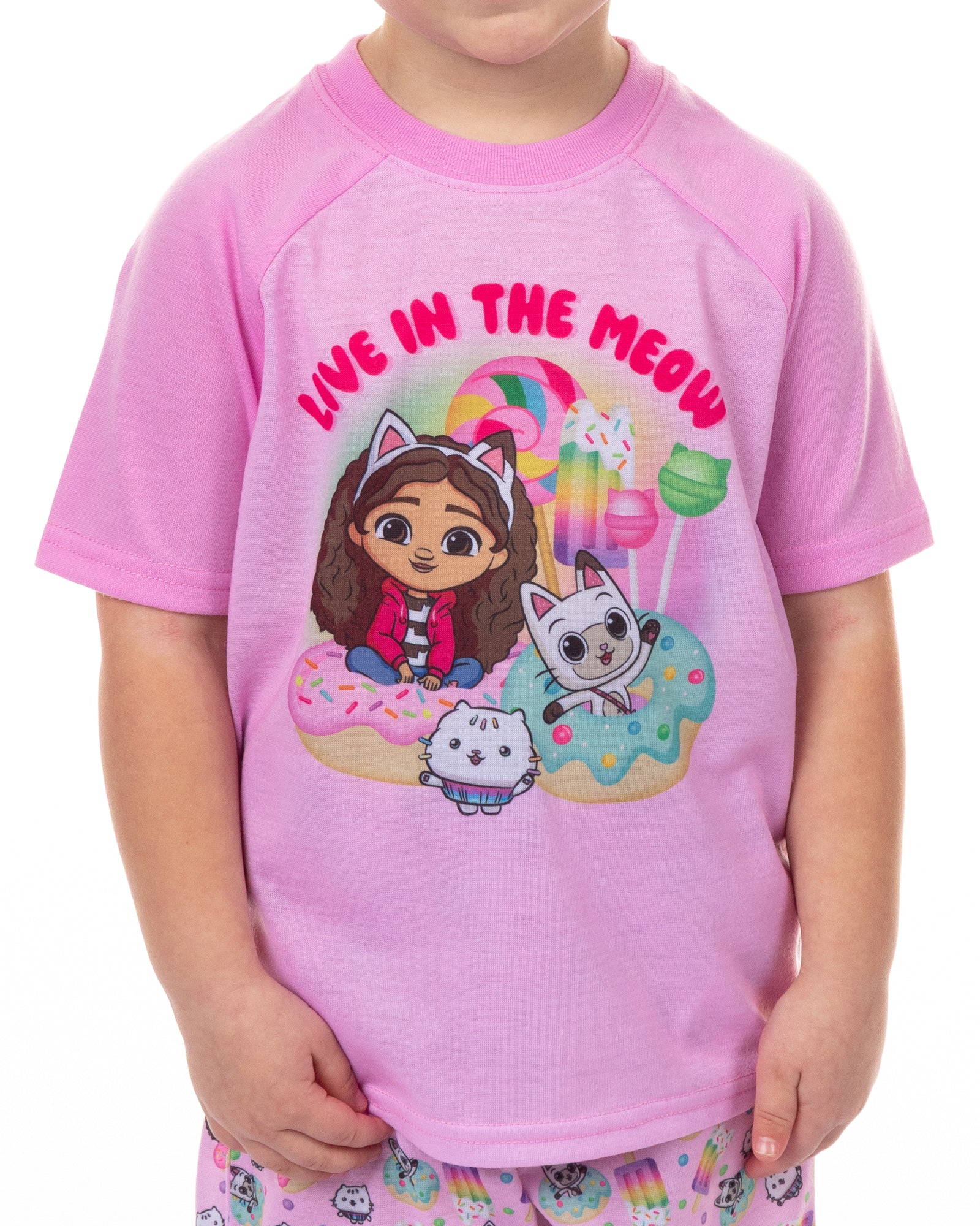 Gabby's Dollhouse Pajamas Toddler Girls' Short PJ Sleep Set (3T)