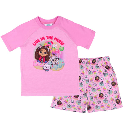 Gabby's Dollhouse Pajamas Toddler Girls' Short PJ Sleep Set (3T)