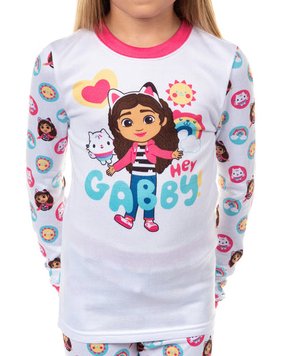 Gabby's Dollhouse Pajamas Hey Gabby Snug Fit Long Sleeve Pant Set (4)