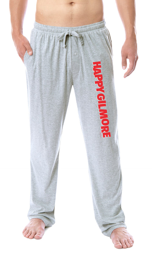 Happy Gilmore Mens' Sports Movie Film Title Logo Sleep Pajama Pants