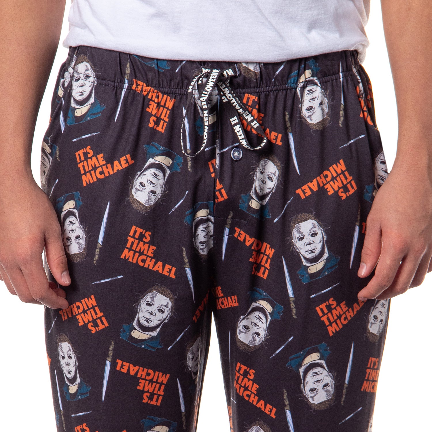 Halloween Men's It's Time Michael Myers Sleep Pajama Pants