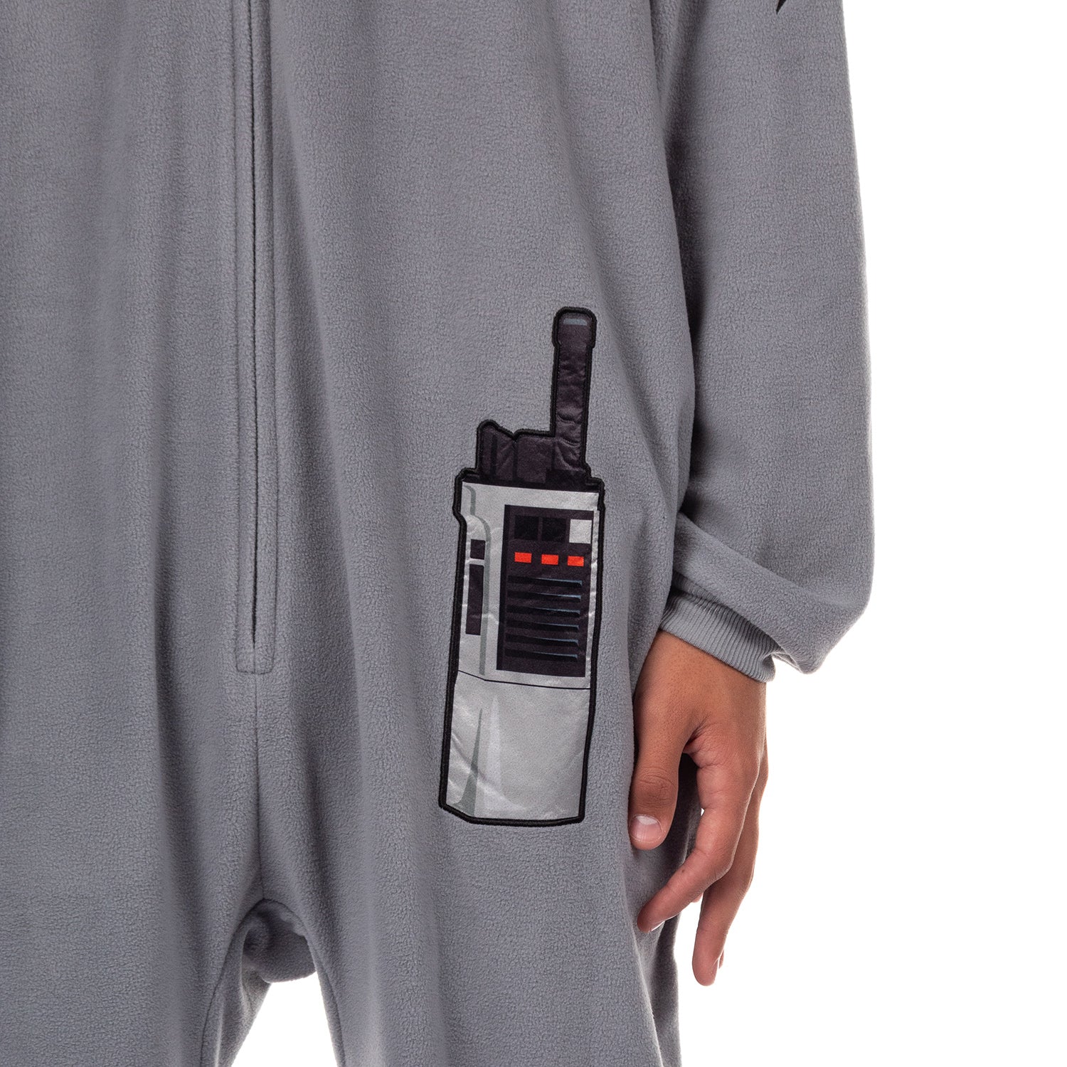 Jurassic Park Union Suit Adult Crew Member One Piece Hooded Costume Pajama