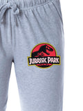 Jurassic Park Womens' Dinosaur Film Movie Title Logo Sleep Pajama Pants
