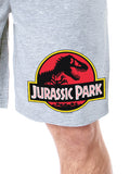 Jurassic Park Mens' Dinosaur Film Movie Park Logo Sleep Pajama Shorts