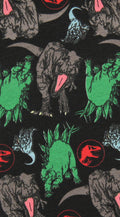 Jurassic World Boys' Movie Film Park Logo Icon Tight Fit Sleep Pajama Set