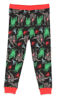 Jurassic World Toddler Boys' Movie Film Park Logo Icon Tight Fit Sleep Pajama Set