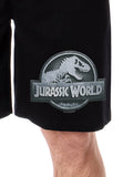 Jurassic World Mens' Dinosaur Film Movie Park Logo Sleep Pajama Shorts