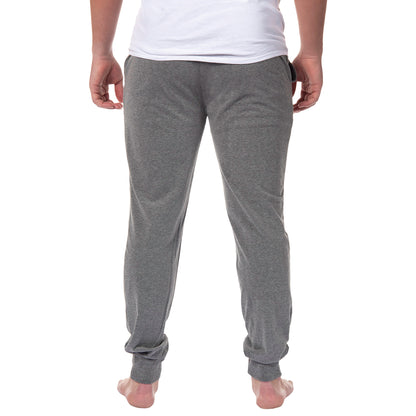 Jurassic World Mens' Movie Film Park Logo Sleep Jogger Pajama Pants