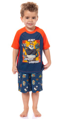 Kung Fu Panda 4 Toddler Boy's Heart of a Dragon Warrior Sleep Pajama Set Short