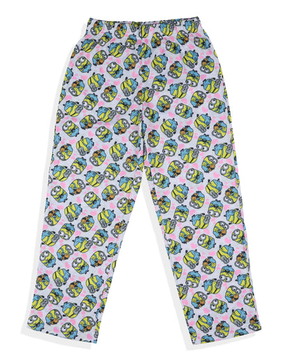 Despicable Me Girls' Minions Chibi Bello Raglan Sleep Pajama Set