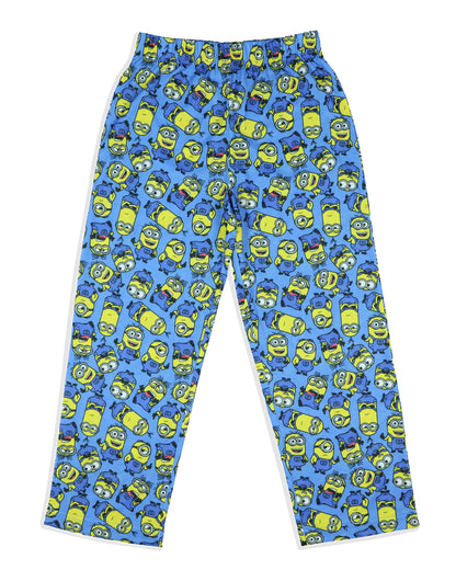 Minions Big Boys' Pajamas One In A Minion Sleep Shirt And Pant 2 Piece Set 10/12