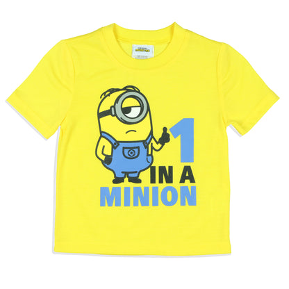 Minions Boys' Pajamas One In A Minion Toddler 2 Piece Sleep Set, 4T