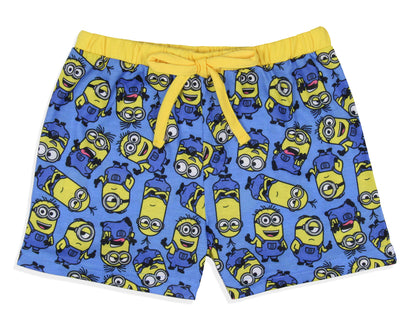 Despicable Me Girls' Movie Minions 1 In A Minion Sleep Pajama Set Shorts