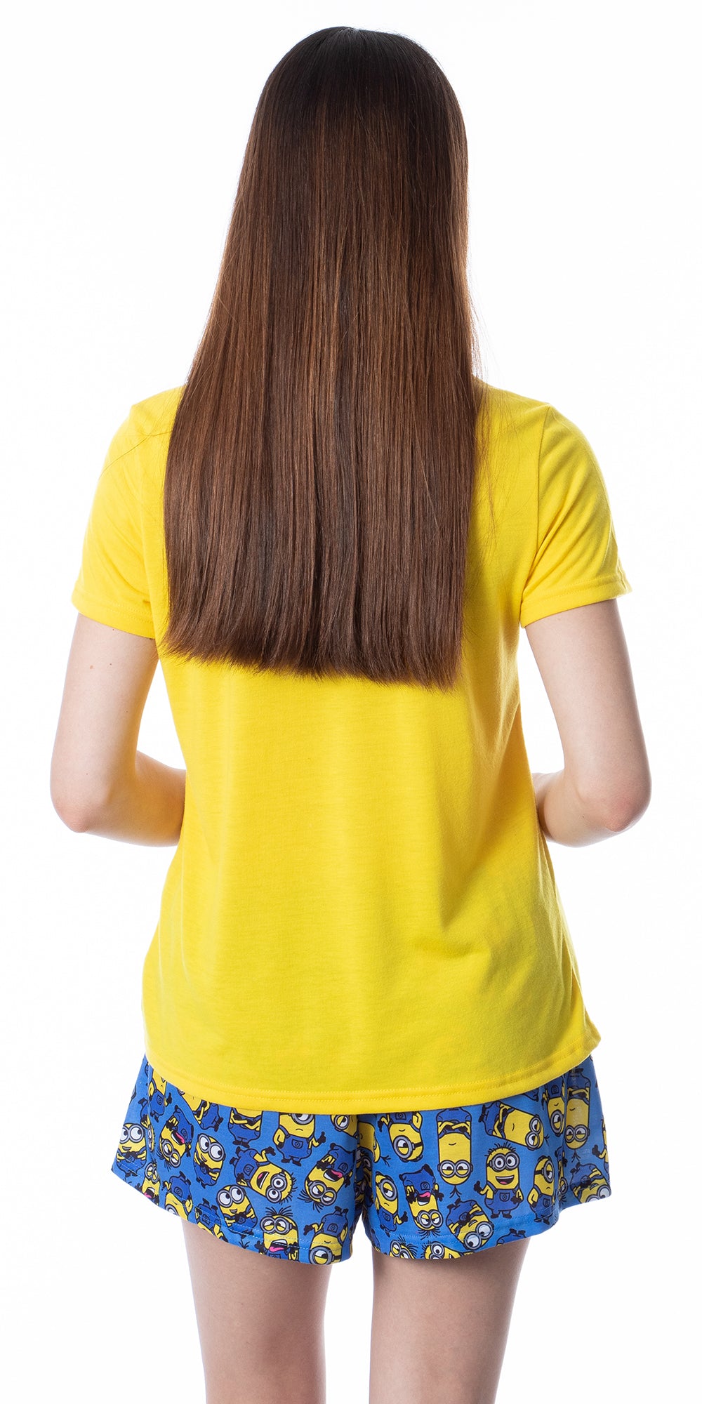 Despicable Me Womens' Minions 1 In A Minion Sleep Pajama Set Short