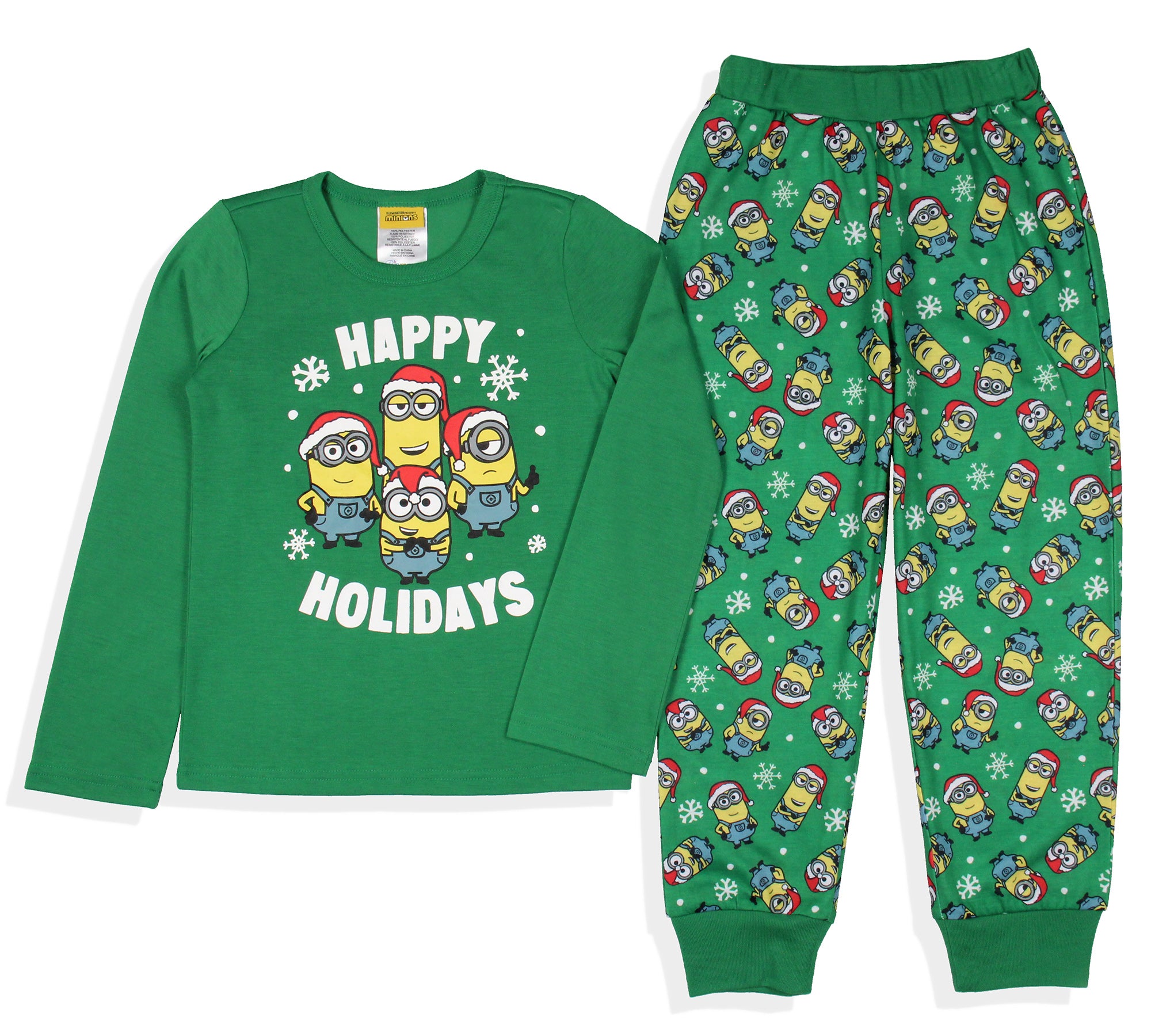 Despicable Me Minions Happy Holidays Jogger Sleep Family Christmas Pajama Set