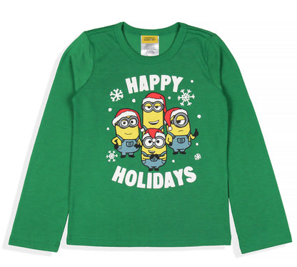 Despicable Me Minions Happy Holidays Jogger Sleep Family Christmas Pajama Set