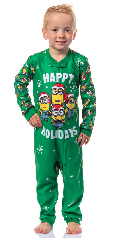 Despicable Me Minions Happy Holidays Jogger Sleep Family Christmas Pajama Set