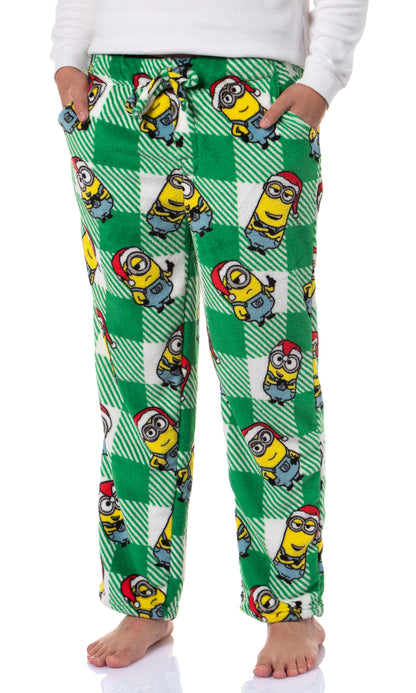 Despicable Me Minions Men's Christmas Santa Adult Sleep Lounge Pajama Pants