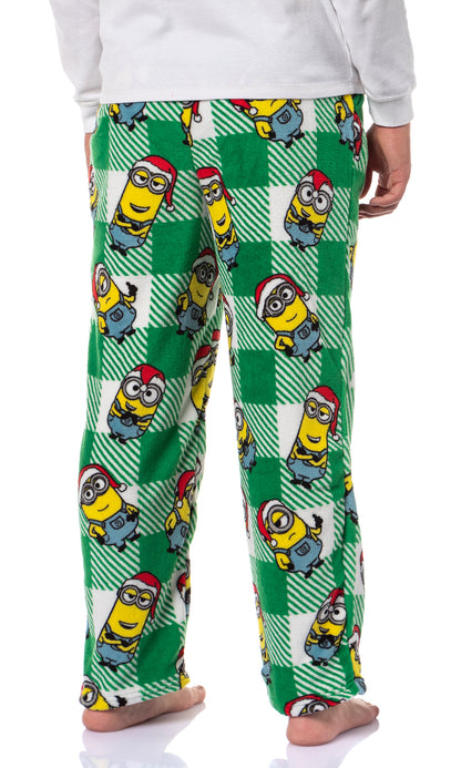 Despicable Me Minions Men's Christmas Santa Adult Sleep Lounge Pajama Pants