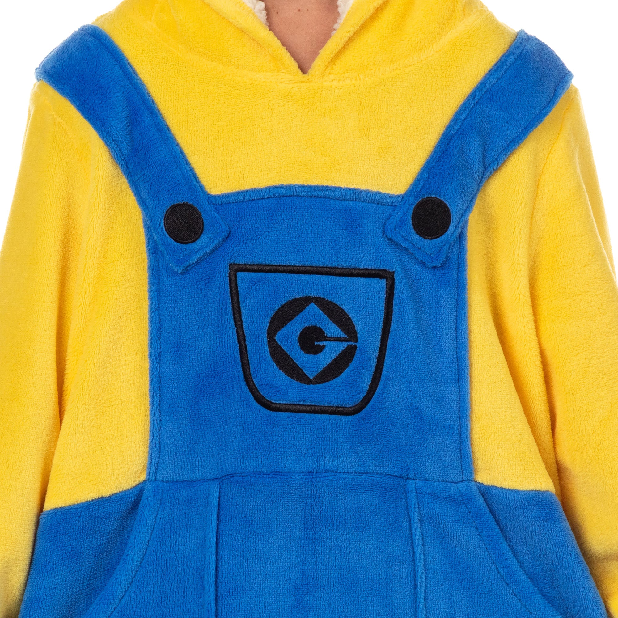 The Minions Bob Wearable Blanket Kids Hooded Sweatshirt Loungewear