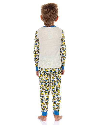 Minions The Snuggle Is Real Toddler Boys' Tight Fit 2- Piece Pajama Set