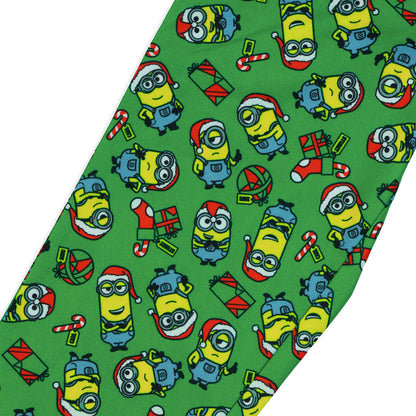 Minions Holiday Design Toddler Boy's Button Up Coat Pajama Sleep Set (4T)