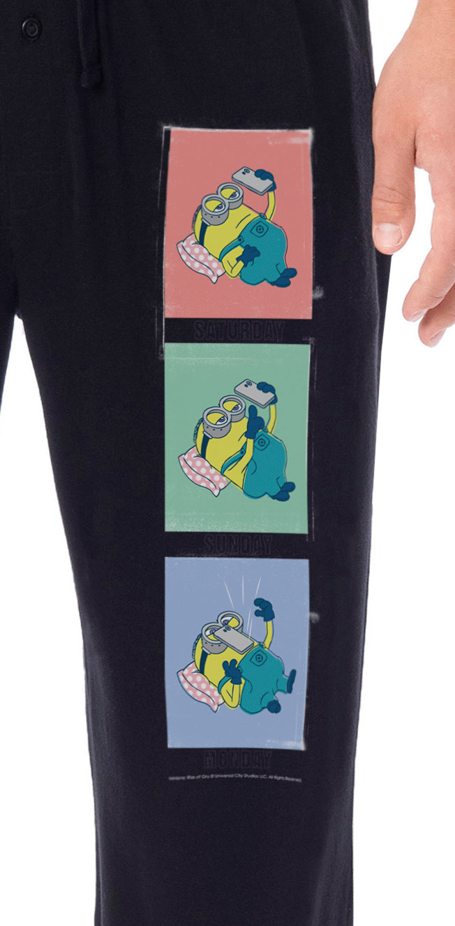 Despicable Me Minions Mens' Character Phone Funny Sleep Pajama Pants