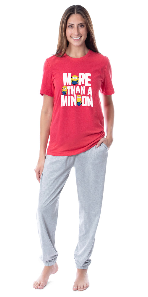 Despicable Me Womens' Chibi Minions More Than A Minion Sleep Pajama Set