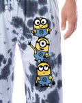 Despicable Me Men's Minions Chibi Tie-Dye Jogger Sleep Pajama Pants