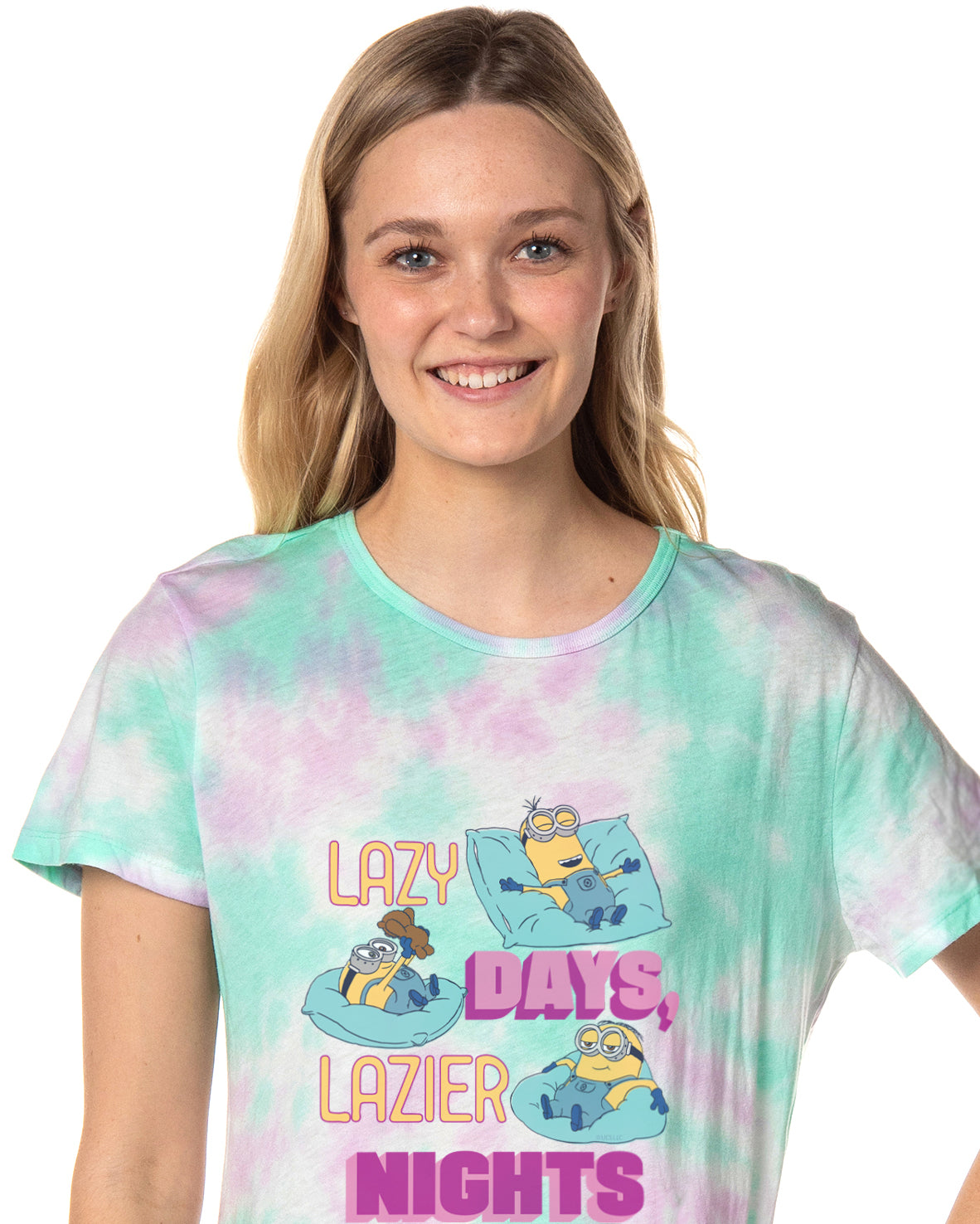 Despicable Me Women's Minions Movie Nightgown Sleep Pajama Shirt For Adults