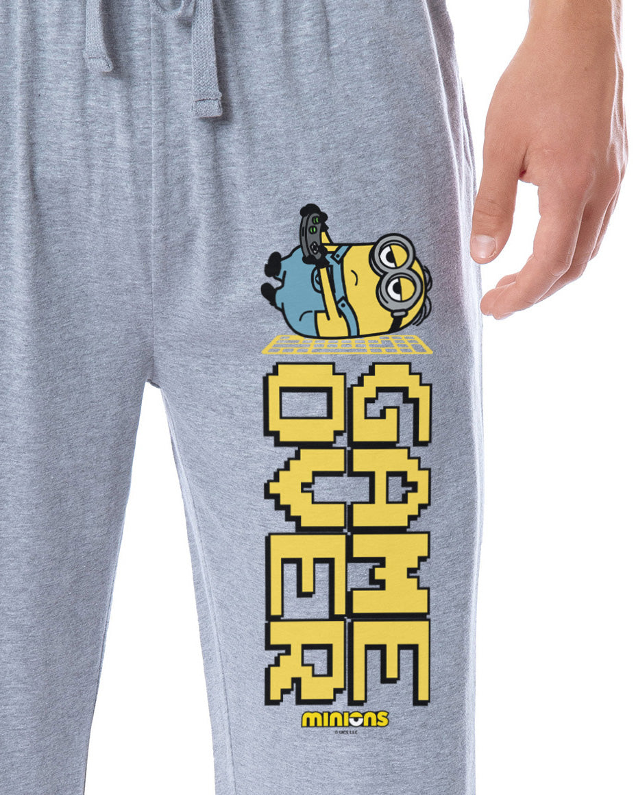 Despicable Me Minions Mens' Game Over Sleep Jogger Pajama Pants For Adults