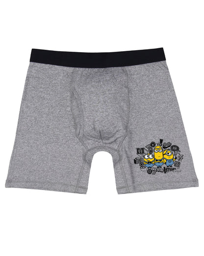 Minions Boxer Briefs Men's Kevin Stuart Bob Tag-Free Classic Underwear - 1 Pair