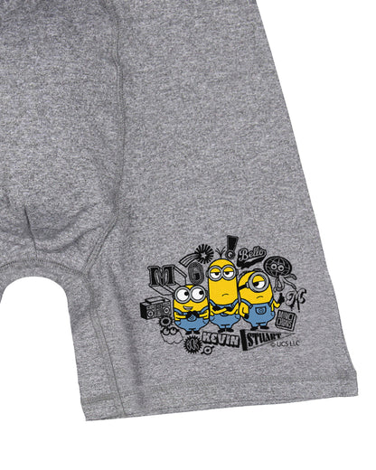 Minions Boxer Briefs Men's Kevin Stuart Bob Tag-Free Classic Underwear - 1 Pair