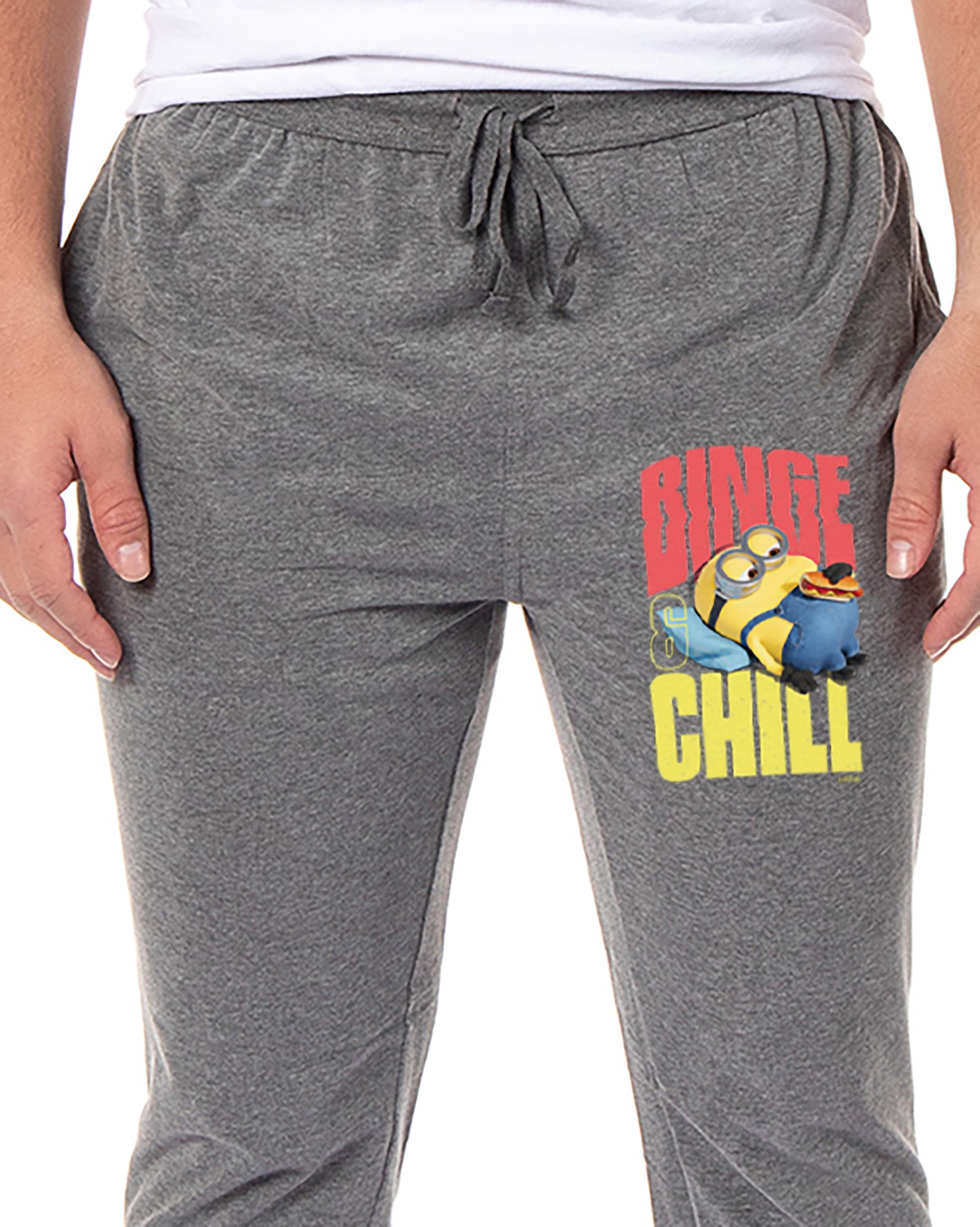 Despicable Me Minions Mens' Movie Binge Chill Jogger Sleep Pajama Pants