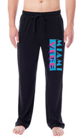 Miami Vice TV 1985 Men's TV Series Title Logo Classic Sleep Pajama Pants