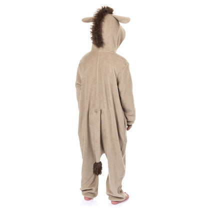 Shrek Donkey Union Suit Boy's Kigurumi Full Zip Hooded Pajama