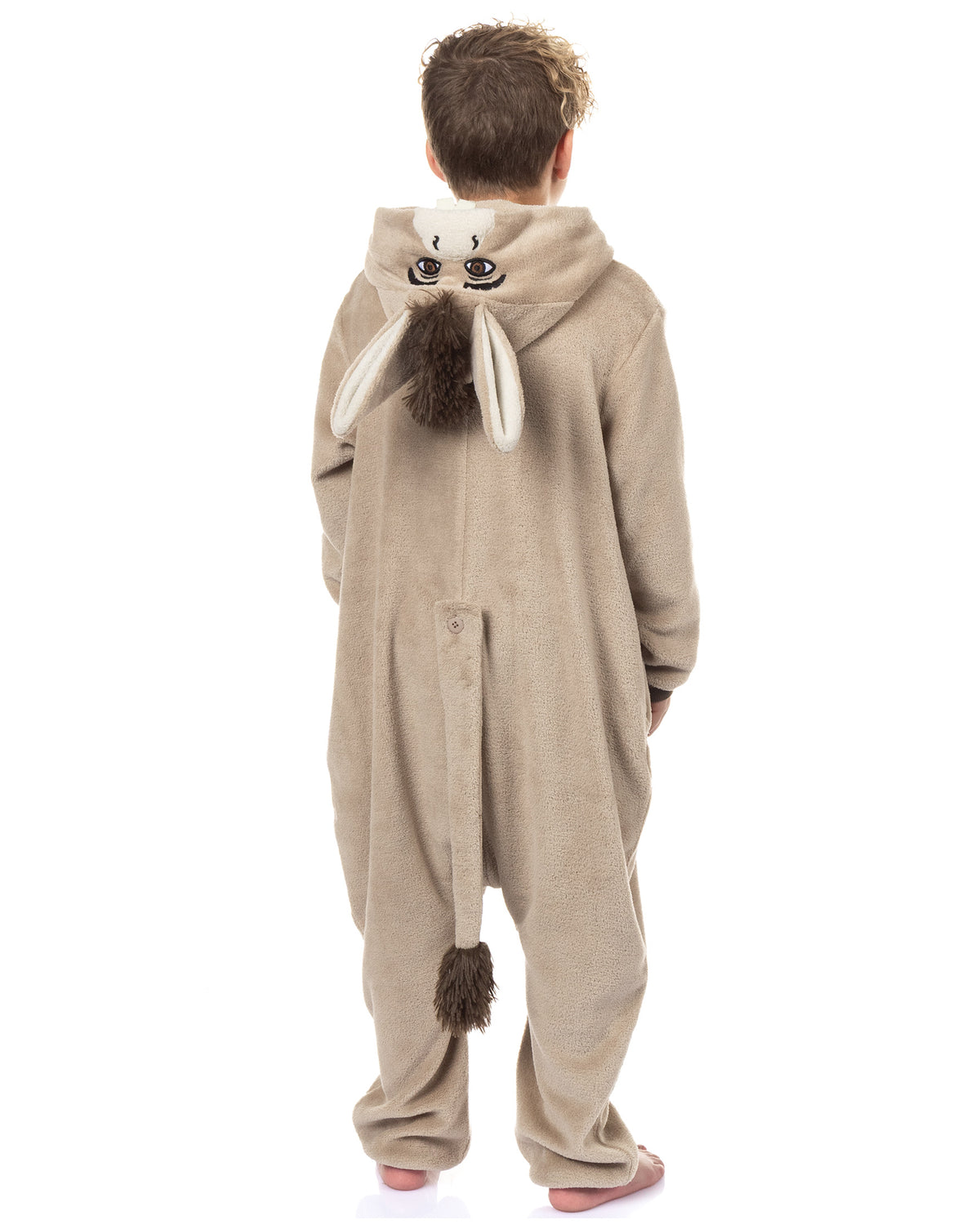 Shrek Donkey Union Suit Boy's Kigurumi Full Zip Hooded Pajama (8)