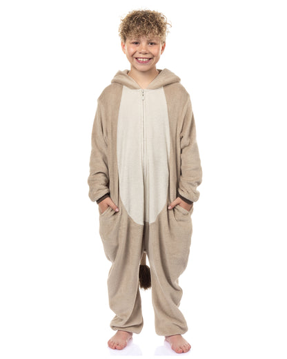 Shrek Donkey Union Suit Boy's Kigurumi Full Zip Hooded Pajama (10/12)